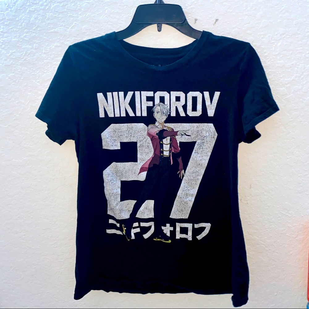 Worn out Yuri on Ice shirt